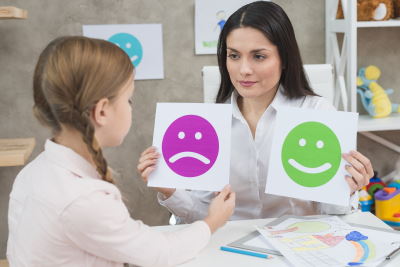niña con dificultades de aprendizaje